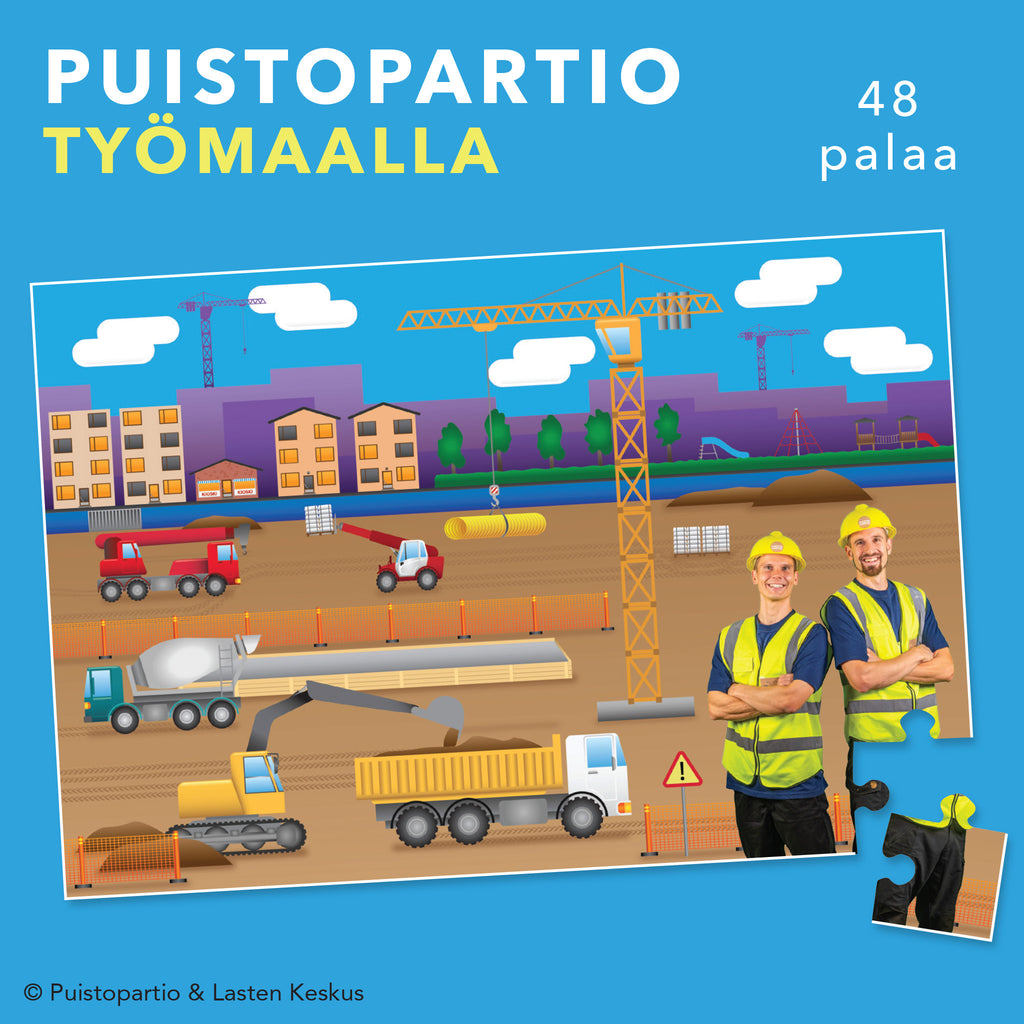 PUISTOPARTIO TYÖMAALLA -PALAPELI